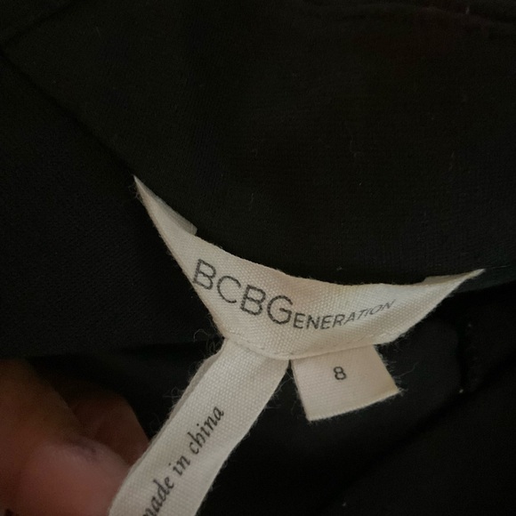 BCBGeneration Black Puff Sleeve Mini Dress - Picture 4 of 10